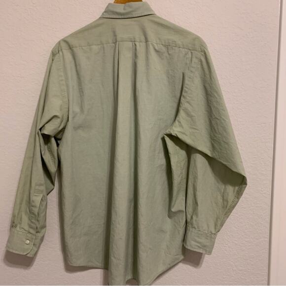Brooks Brothers Sage Green Long Sleeve Button Down Dress Shirt - Picture 6 of 12